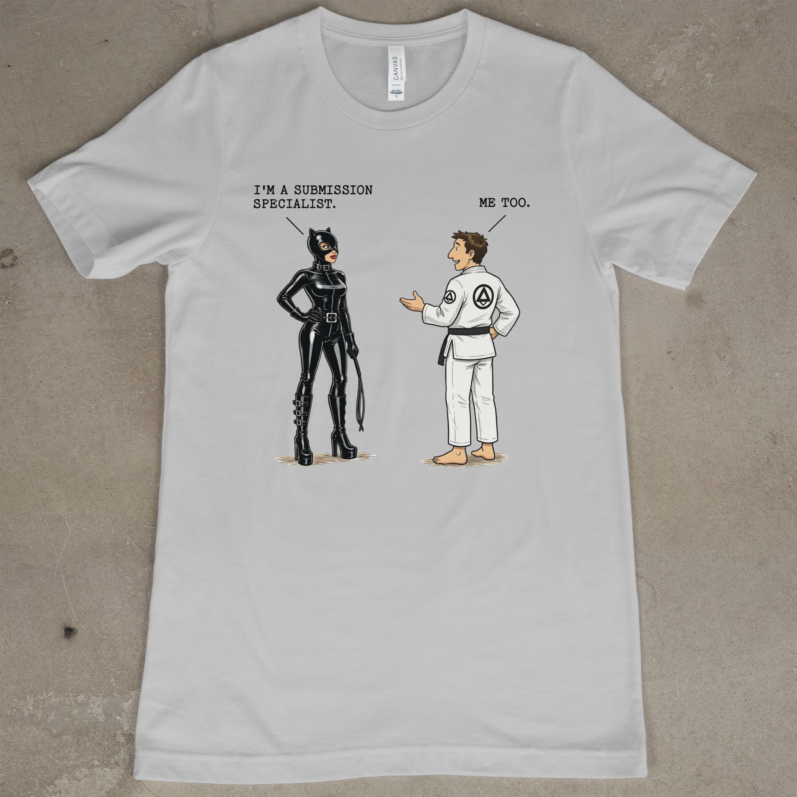 Submission Specialist (By Belt Rank) Silver Tee