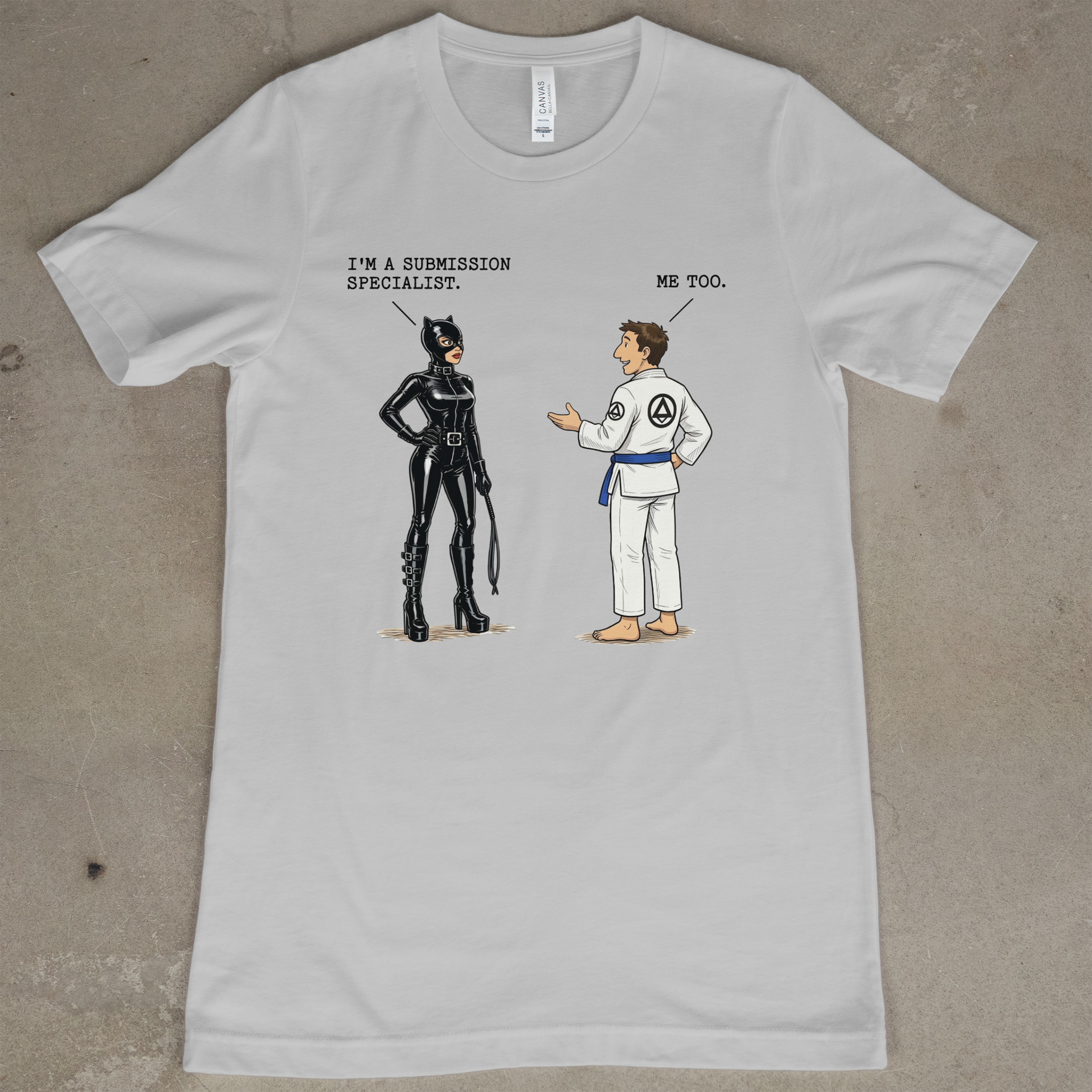 Submission Specialist (By Belt Rank) Silver Tee