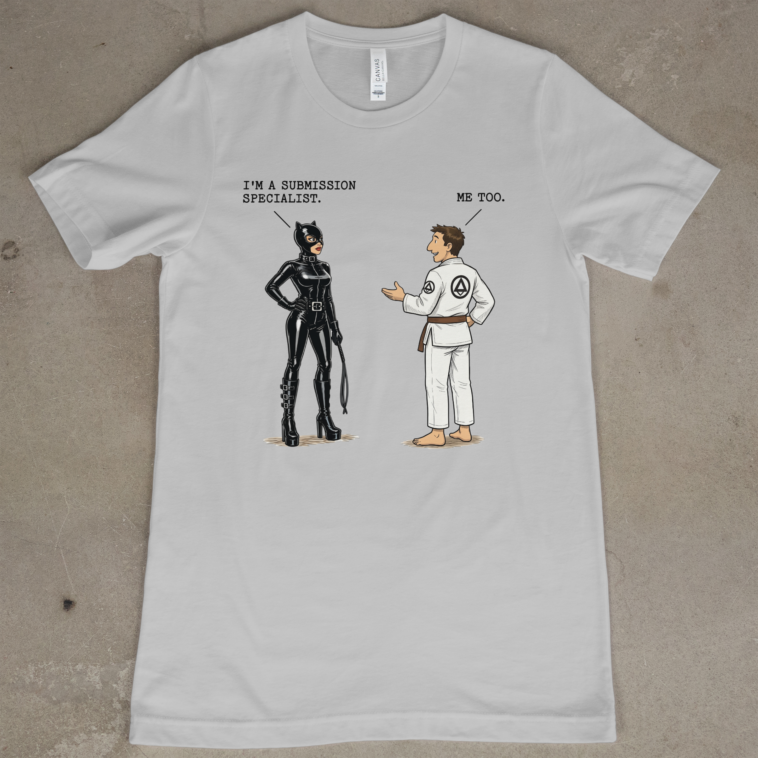 Submission Specialist (By Belt Rank) Silver Tee