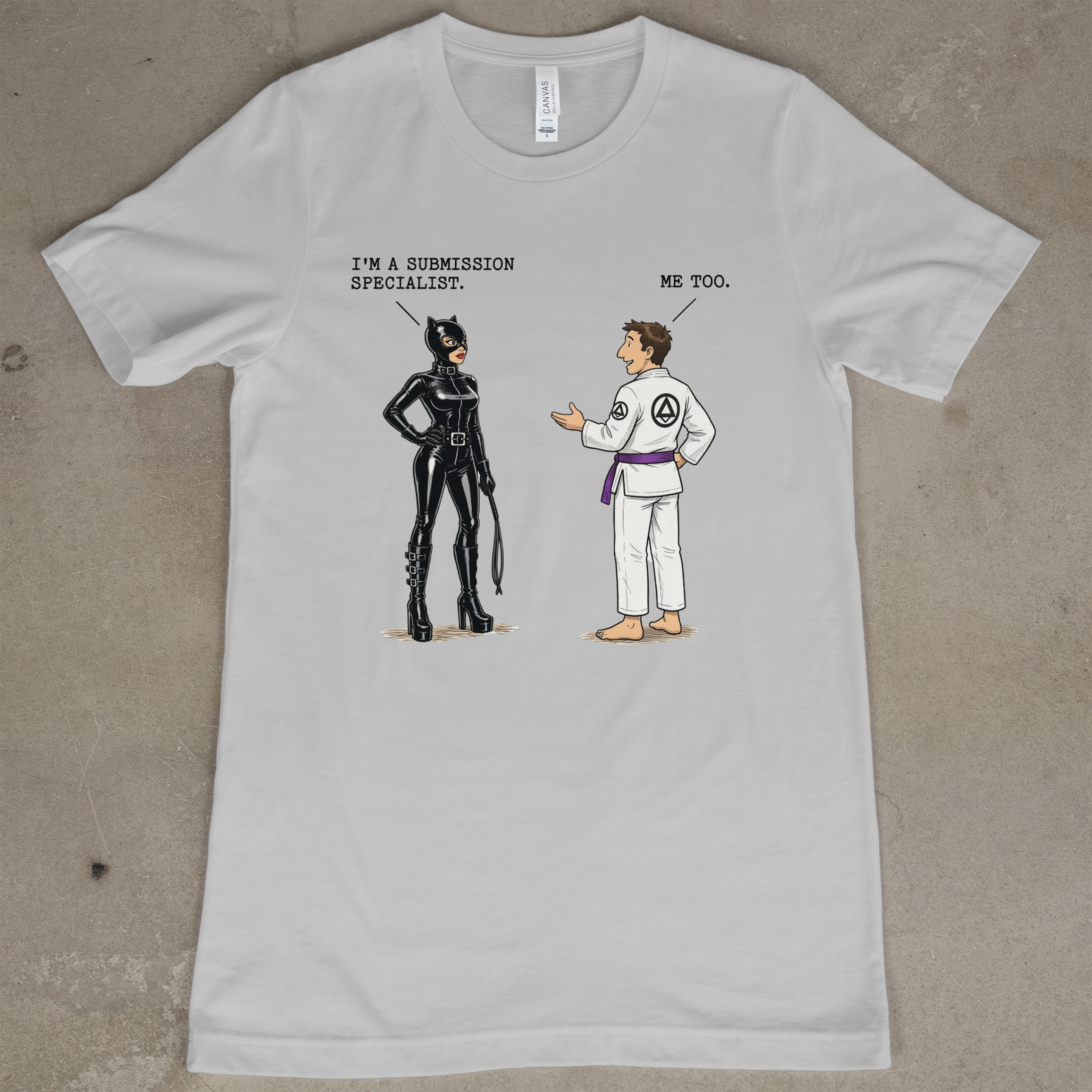 Submission Specialist (By Belt Rank) Silver Tee
