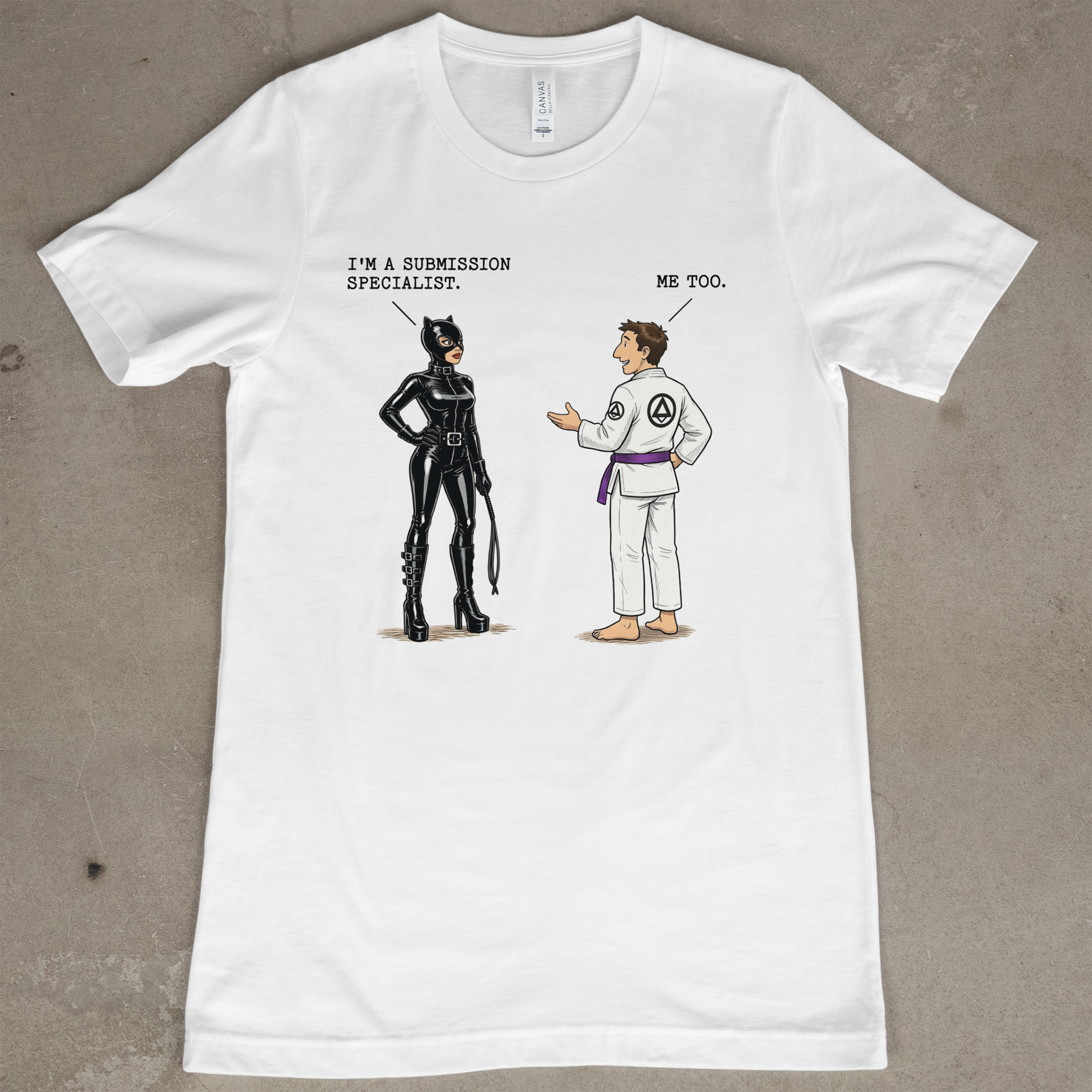 Submission Specialist (By Belt Rank) White Tee