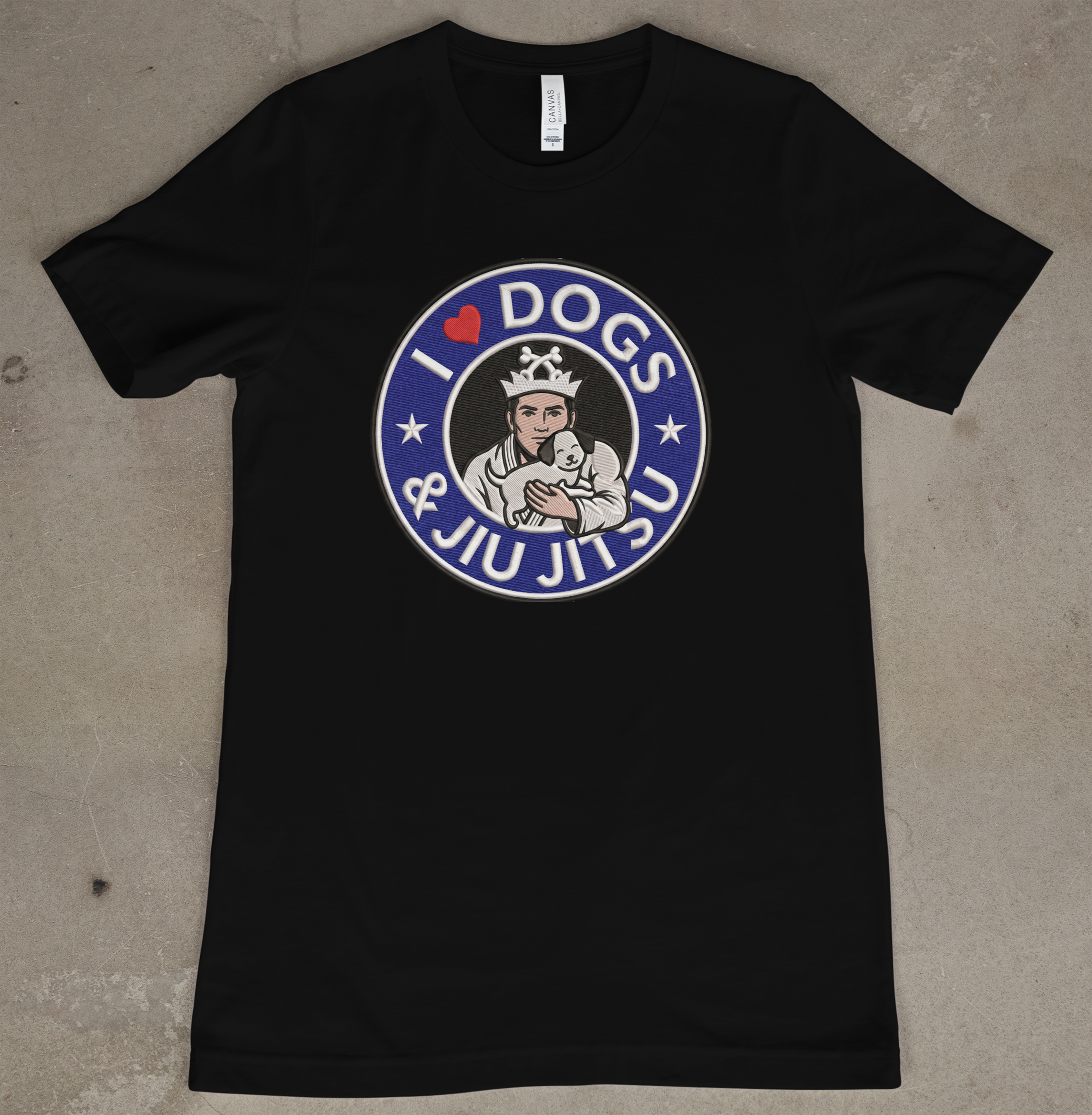 I Love Dogs and Jiu Jitsu for Men (By Belt Rank)
