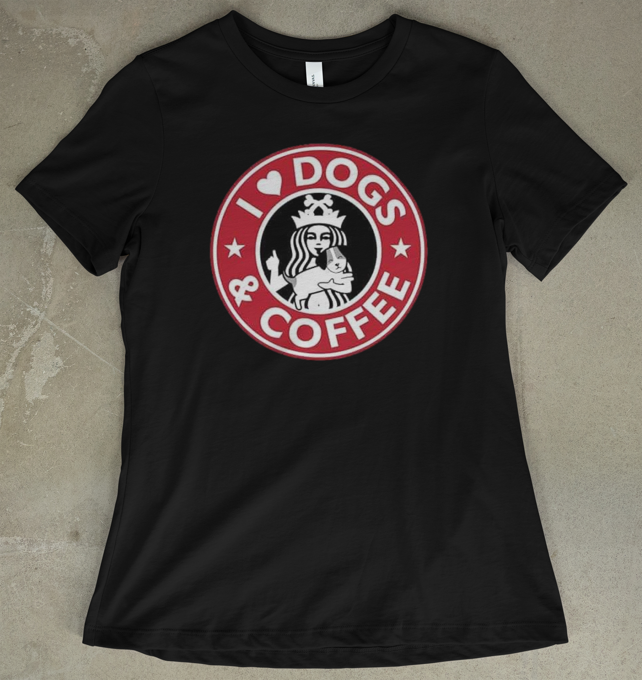 I Love Dogs and Coffee - Women's