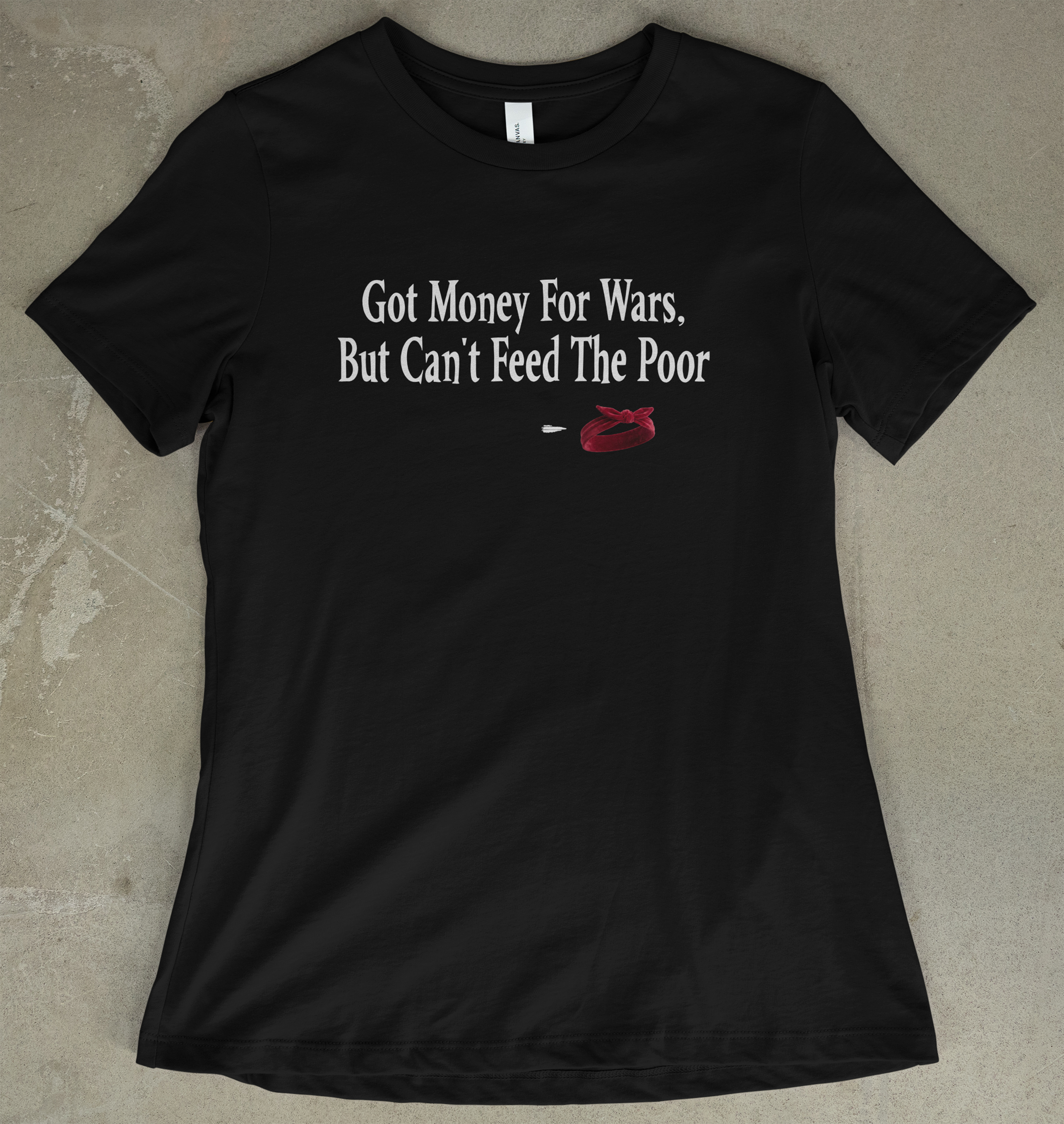 Got Money For Wars - Red Bandana - Women's