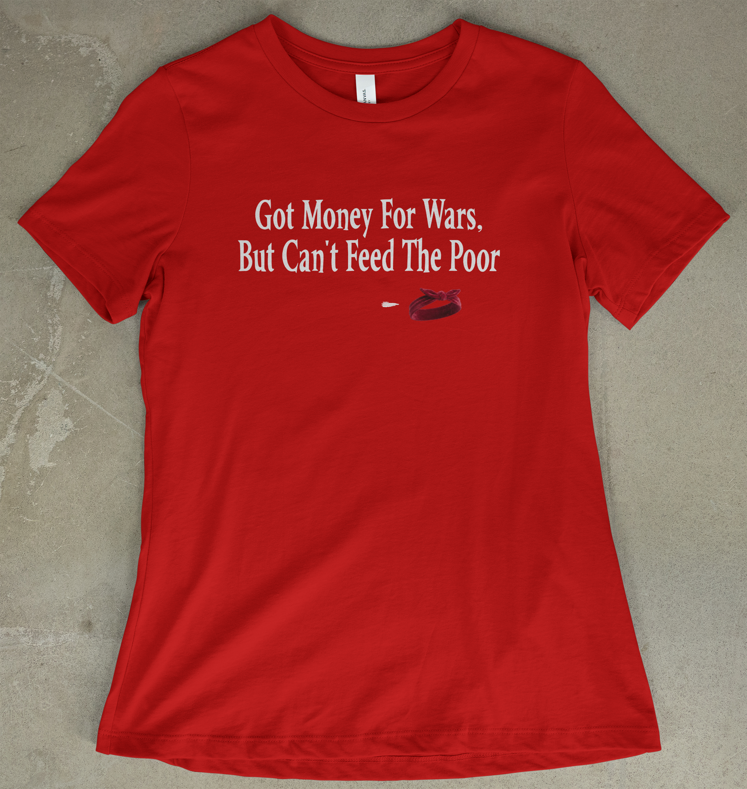 Got Money For Wars - Red Bandana - Women's