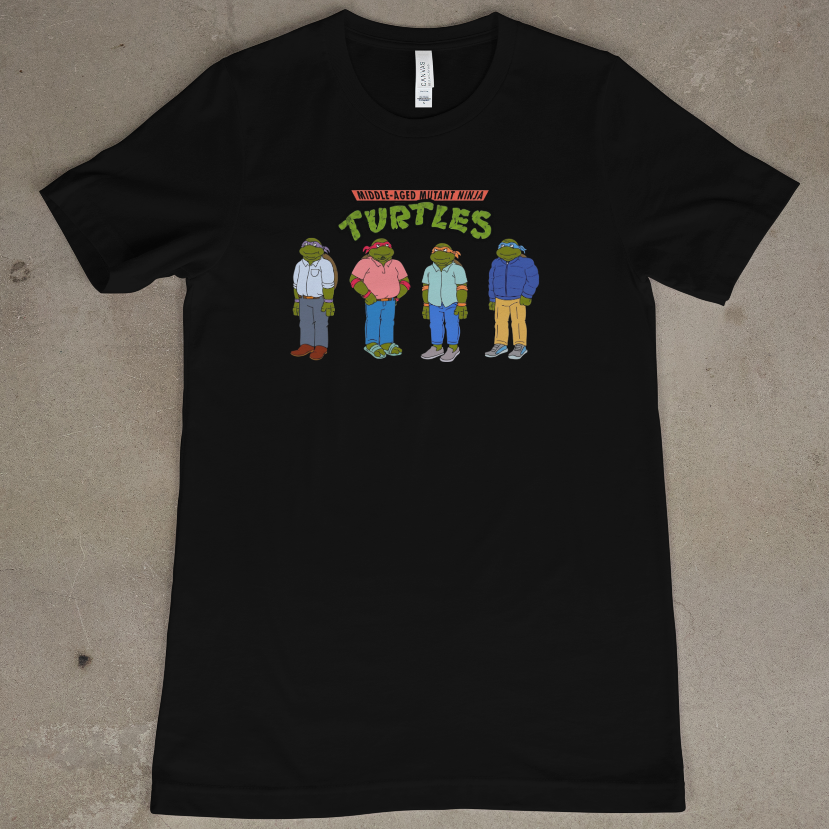 Middle Aged Mutant Ninja Turtles